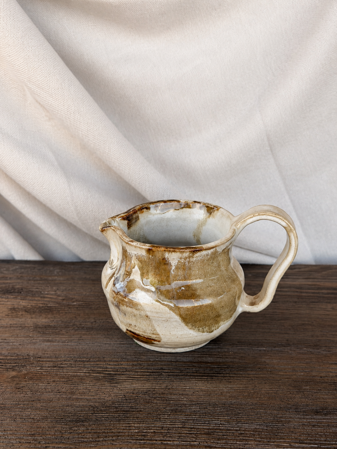 Glazed Ceramic Pitcher