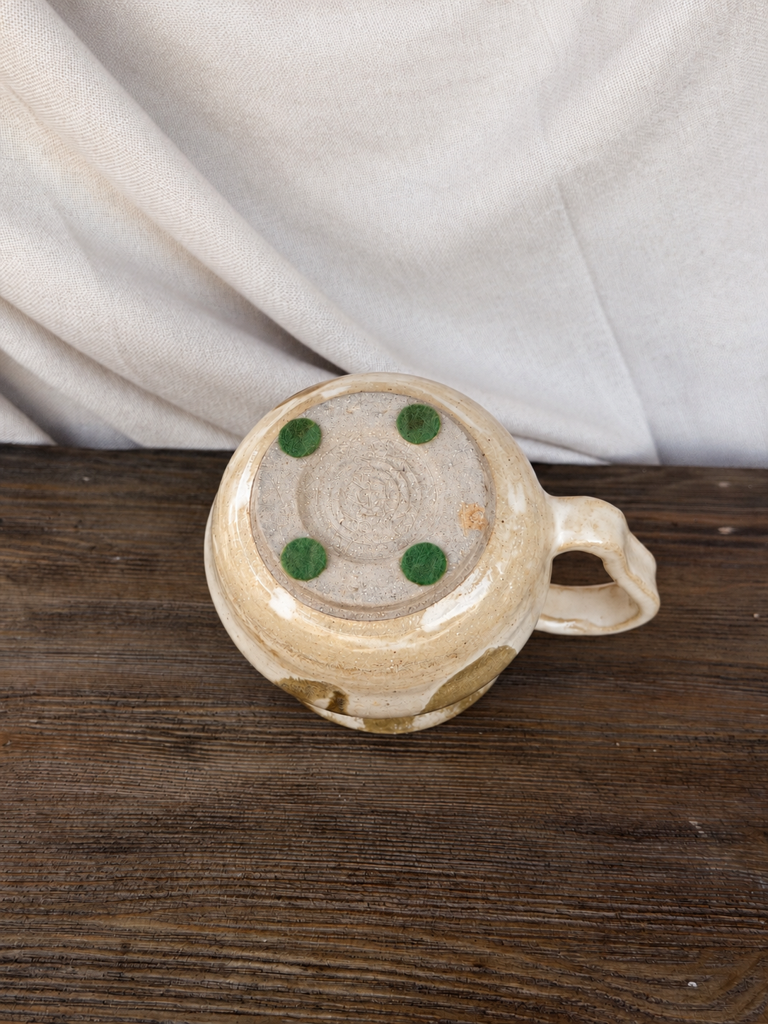 Glazed Ceramic Pitcher photo 4