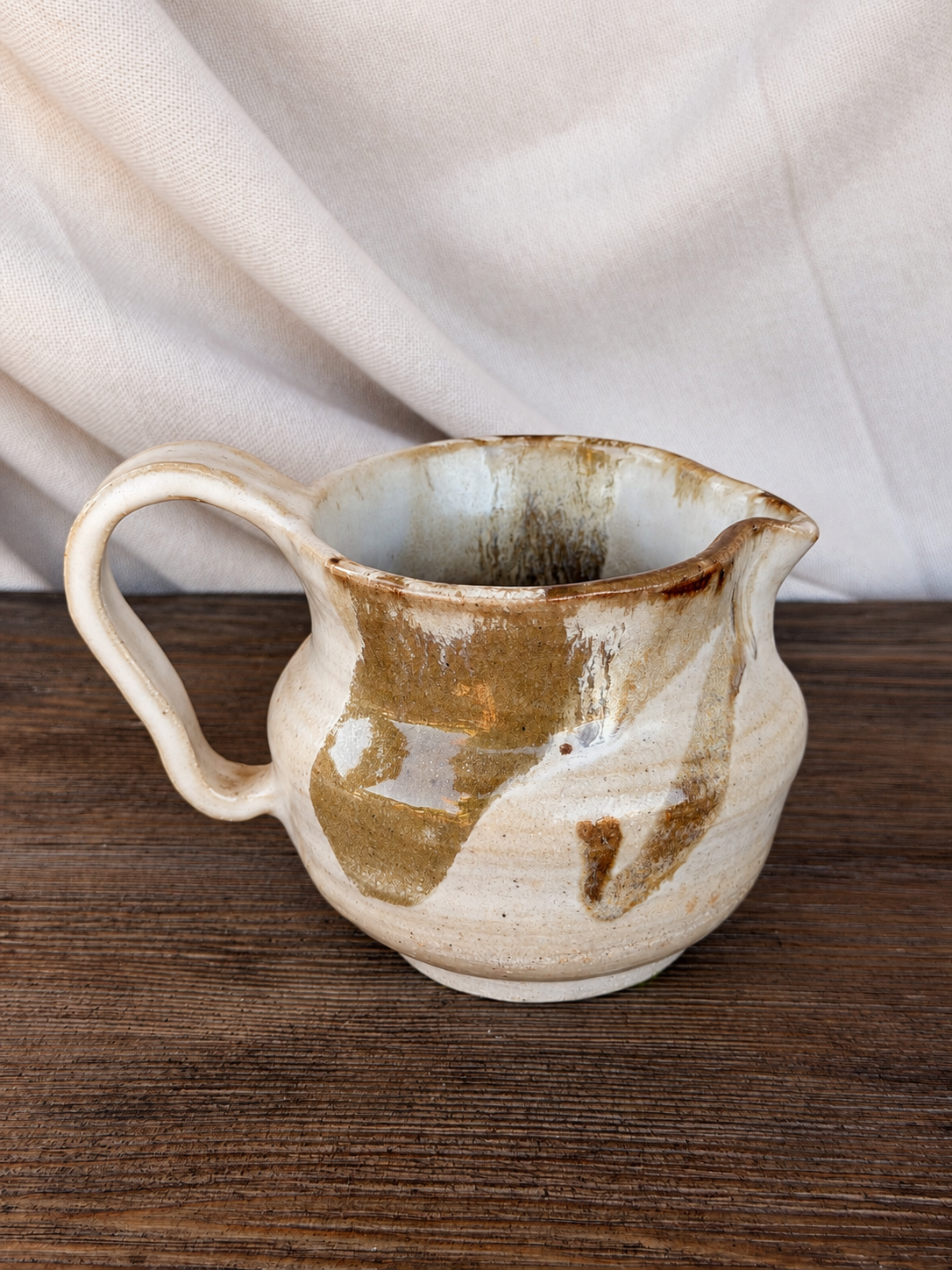 Glazed Ceramic Pitcher photo 5