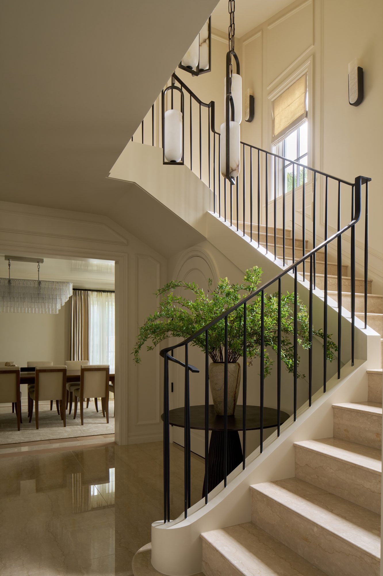 Casa Marfil staircase overview